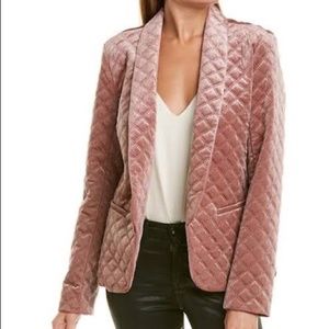 Willow and Clay Velvet Jacket Dusty Rose